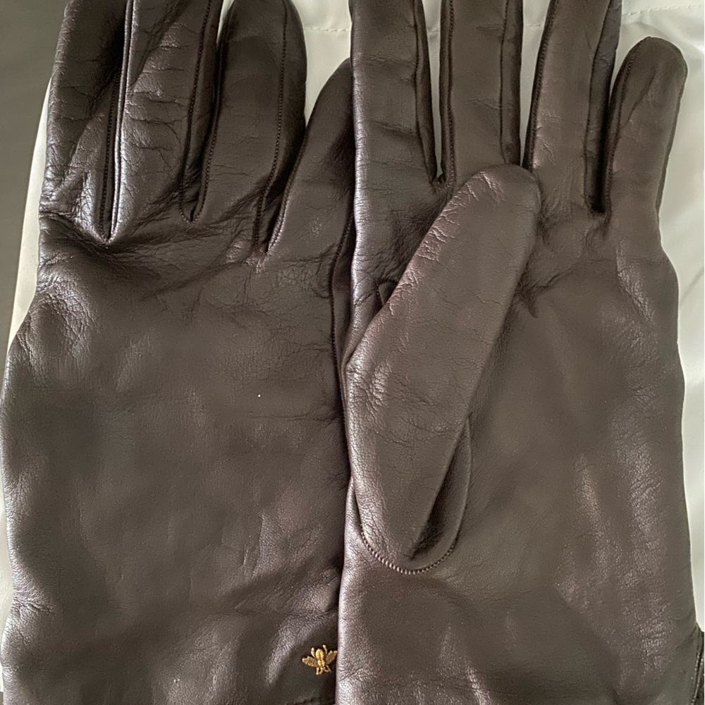 Authentic leather Gucci gloves